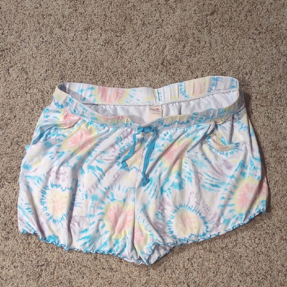 Colorful Tie-Dye Shorts